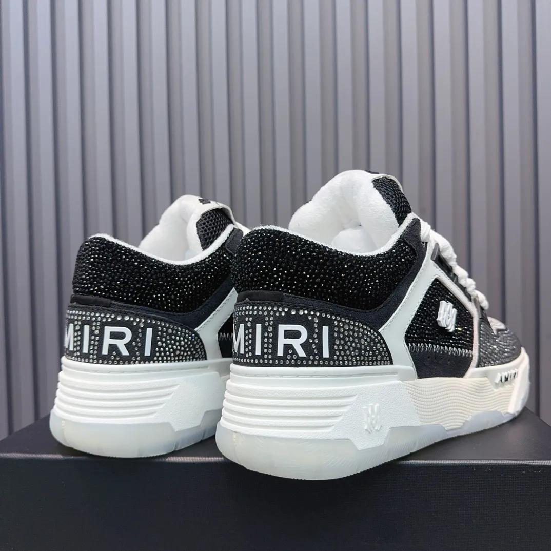 Men's shoes 💰760💰 AMIRI AMIRI fashion brand hot sale 🔥 Available all year round, couples 💑 Official website synchronization Imported fabrics 1⃣️ vs 1⃣️ replica, original factory special original sole, 35-45 (45. non-refundable)